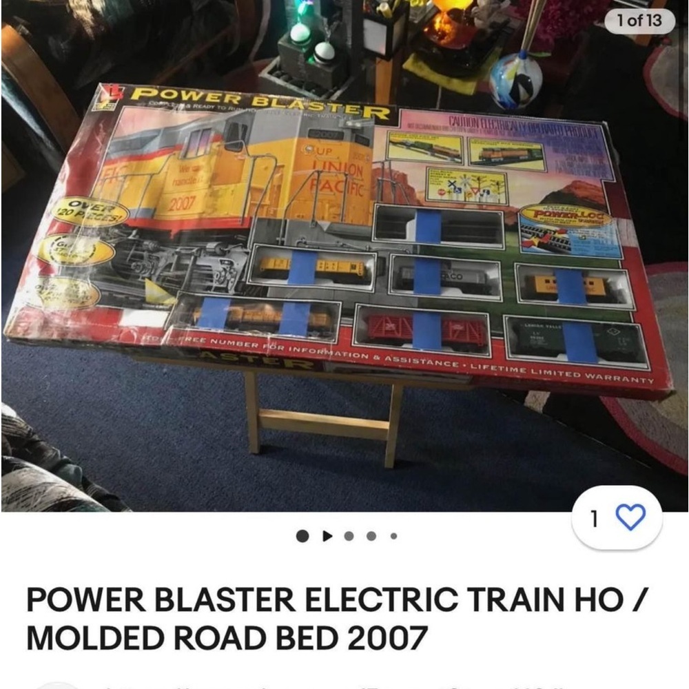 Power blaster complete and ready to run ho scale electric train set 2007